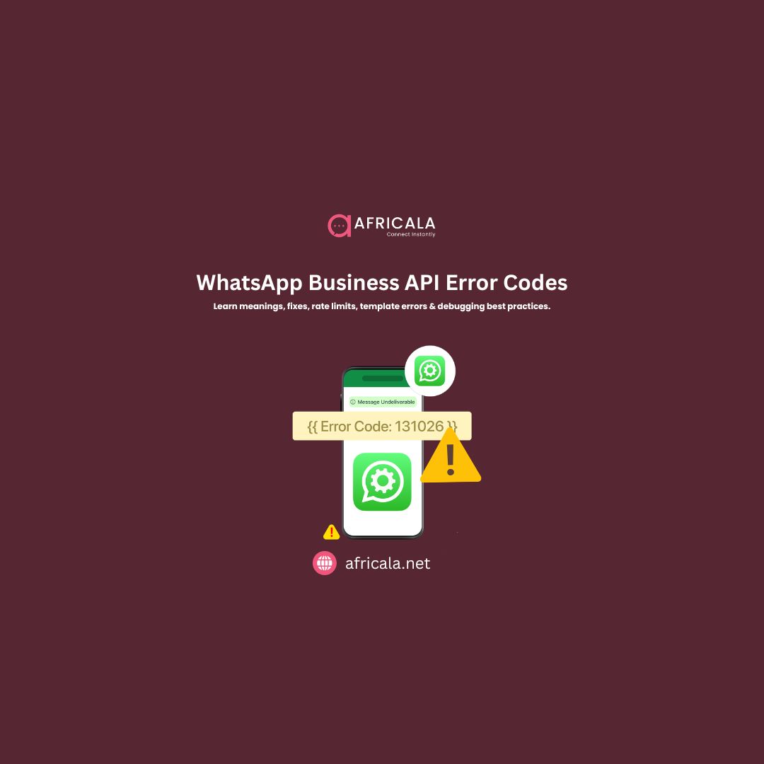 WhatsApp Business API Error Codes (2026 Guide): Meaning, Fixes & Best Practices